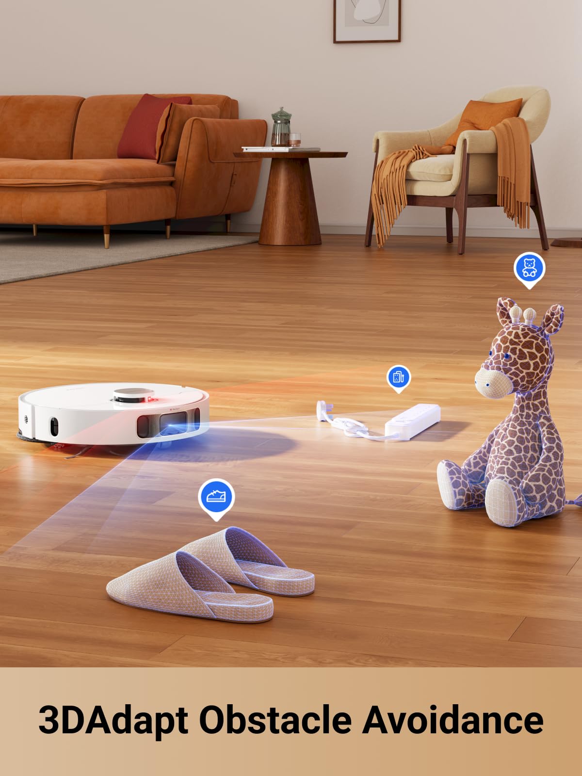 DREAME L10s Pro Ultra Heat Robot Vacuum and Mop Combo, Mop Extend, 7000Pa Suction, Auto Robot Care and Maintenance, 136°F Hot Water Mop Self-Cleaning, Obstacle Avoidance, Ideal for Hair, Carpets