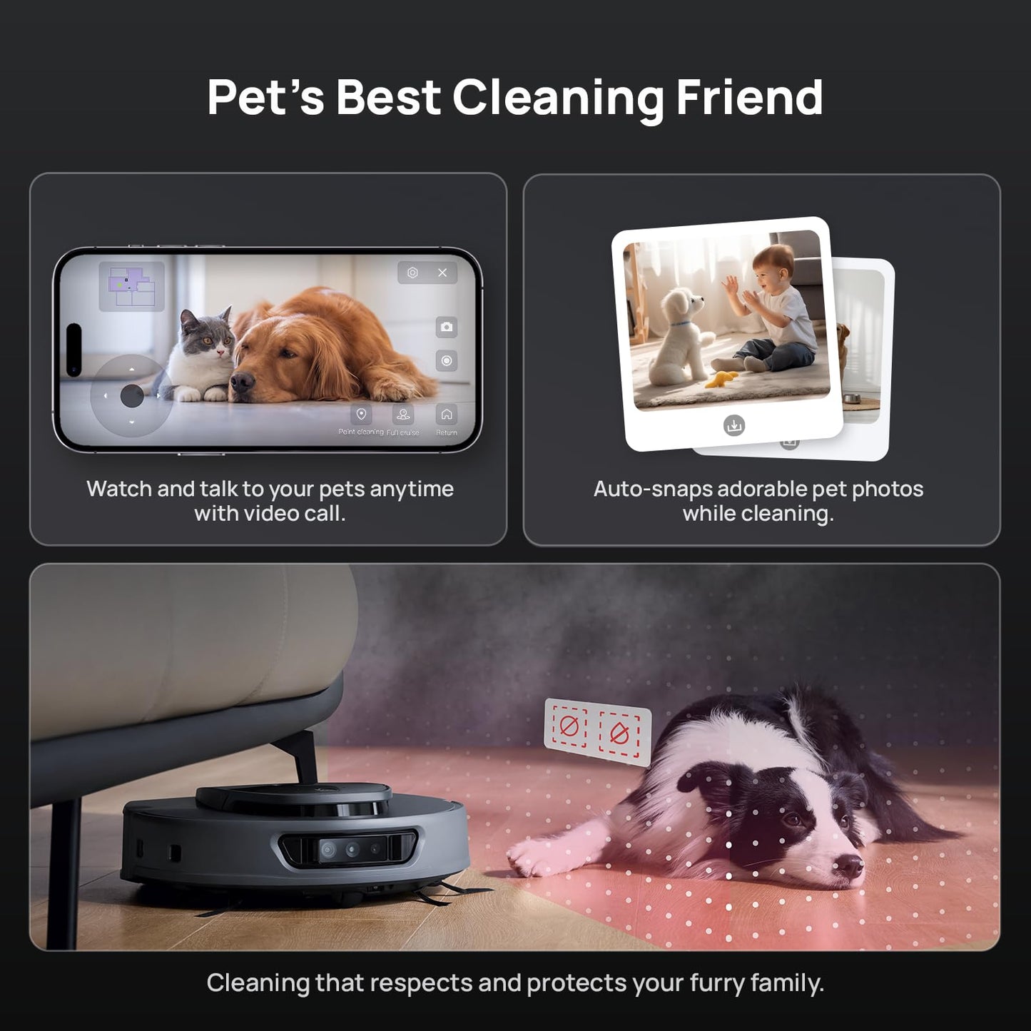 3i S10 Ultra Robot Vacuum and Mop with WaterRecycle System, 13000Pa Suction, Self-Cleaning Extendable Roller Mop, Auto Mop Washing & Drying, Self-Emptying & Refilling, Ai Obstacle Avoidance