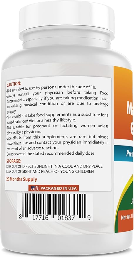 Best Naturals Magnesium Glycinate Powder - 1 Pound (1 LB (Pack of 1))
