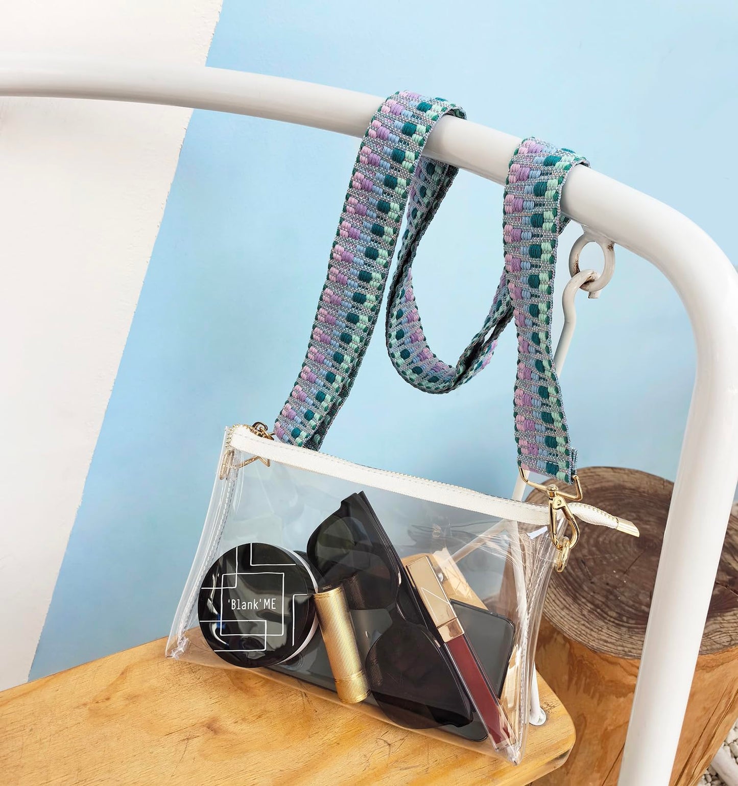 Clear Purse for Women Stadium Approved, Clear Crossbody Bag, Small Clear Bag for Stadium Events Concert