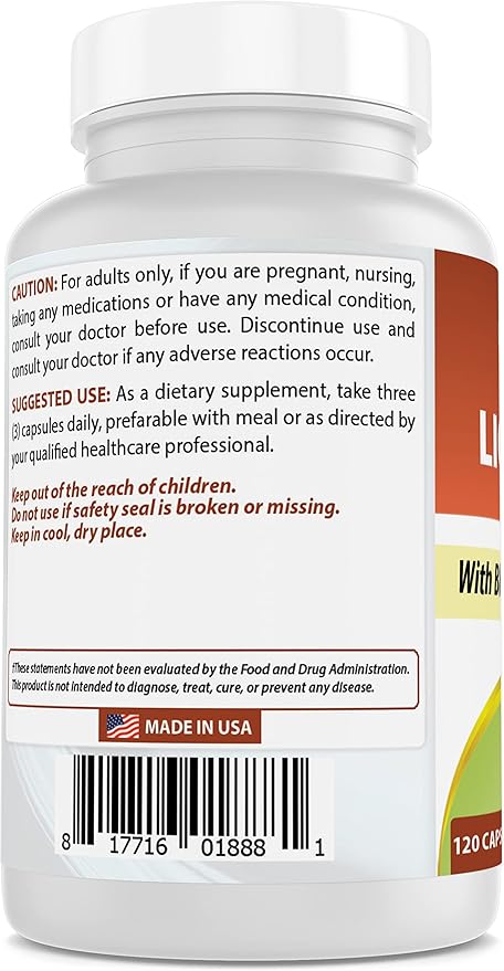 Best Naturals Lions Mane Mushroom Supplement 2100mg - 120 Capsules - Supports Mental Clarity, Focus & Immune Health - Added Black Pepper for Maximum Absorption