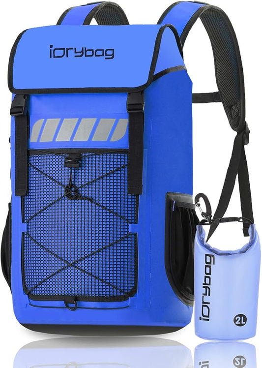 IDRYBAG Waterproof Backpack for Men 25L/45L, Dry Bags Kayak, Dry Backpack Camping Hiking