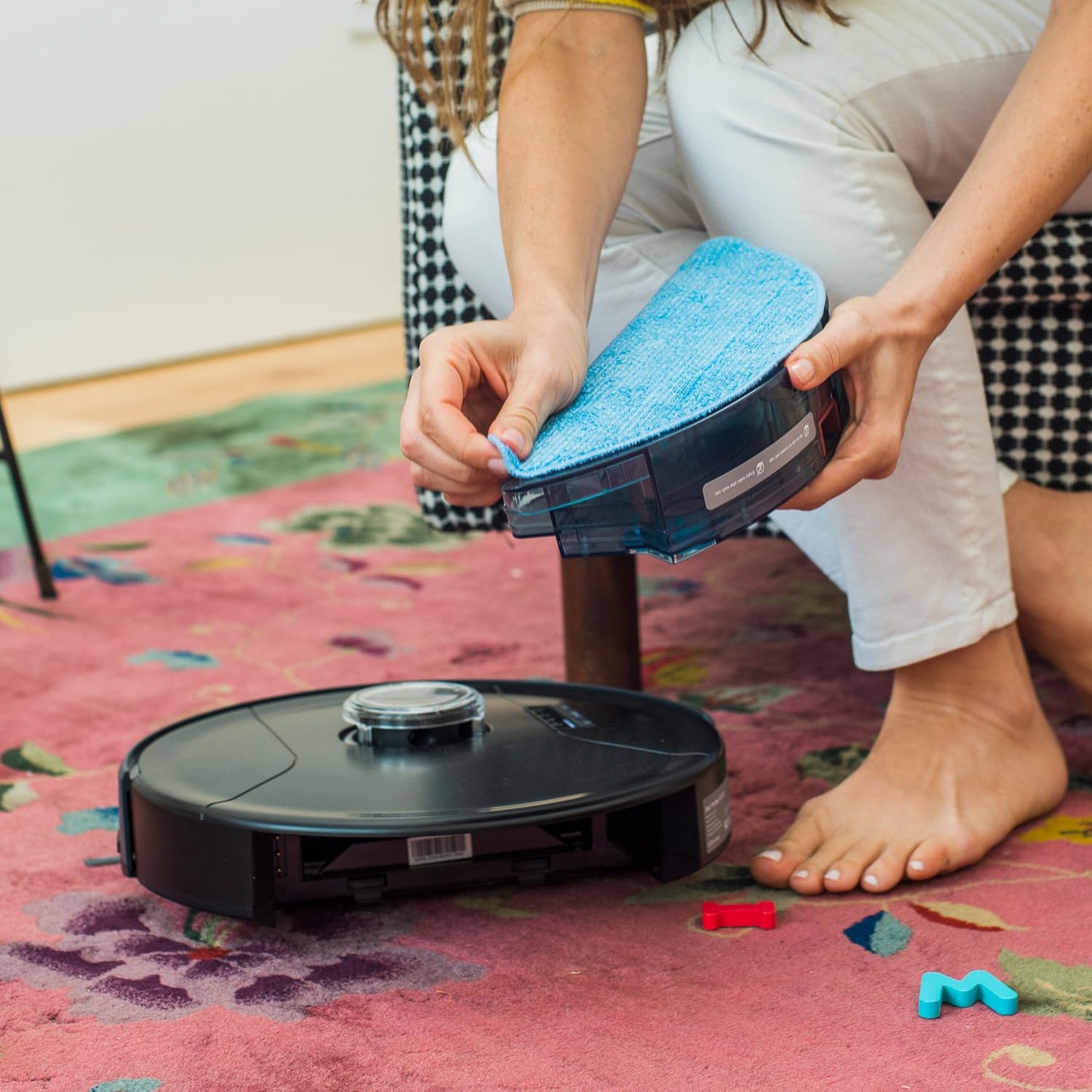 bObsweep PetHair SLAM Robot Vacuum Cleaner with Wet/Dry Mop, Advanced LiDAR Mapping with Editable Map/NoSweep Zones, Alexa/Google Compatible, Good for Pet Hair, Carpet, Hardwood and Tile, in Jet