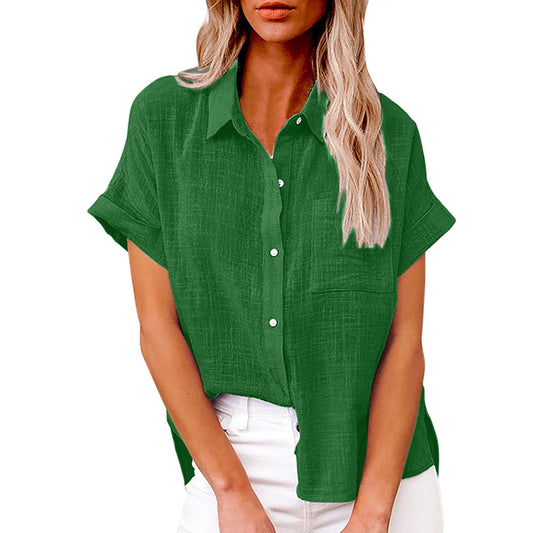Blouses for Women Casual, 2024,Womens Tops Dressy Casual Short Sleeve,2 Dollar Items Only,Petite Tops for Women,Just for Prime