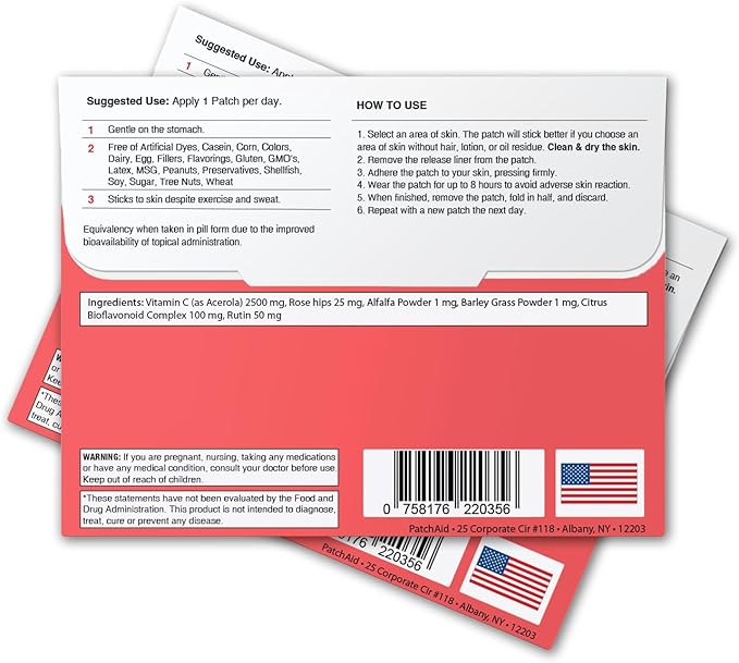 C Plus Topical Patch by PatchAid 30-Day Supply