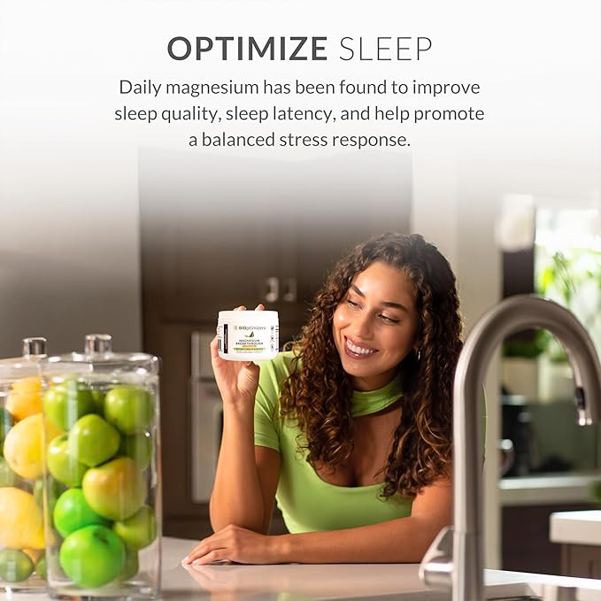 BIOptimizers Magnesium Breakthrough Drink Banana Mango - 8 Forms of Magnesium: Glycinate, Malate, Citrate, and More - Natural Sleep Supplement – 6 oz (30 Servings)