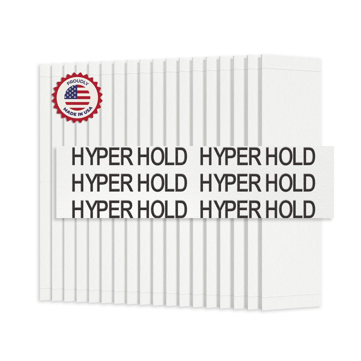 Sunshine Tape Hyper Hold Hairpiece Wig Tape (36 Pieces) | Made in USA | Double Sided Adhesive Tape for Toupee Lace Front Wig | No Shine Ultra Hold Waterproof Strips