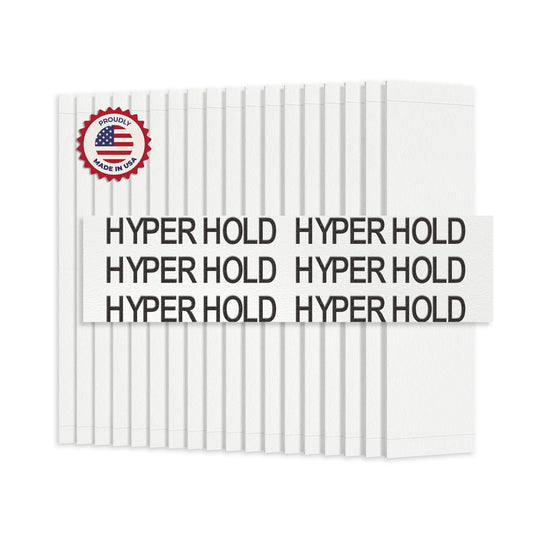 Sunshine Tape Hyper Hold Hairpiece Wig Tape (36 Pieces) | Made in USA | Double Sided Adhesive Tape for Toupee Lace Front Wig | No Shine Ultra Hold Waterproof Strips