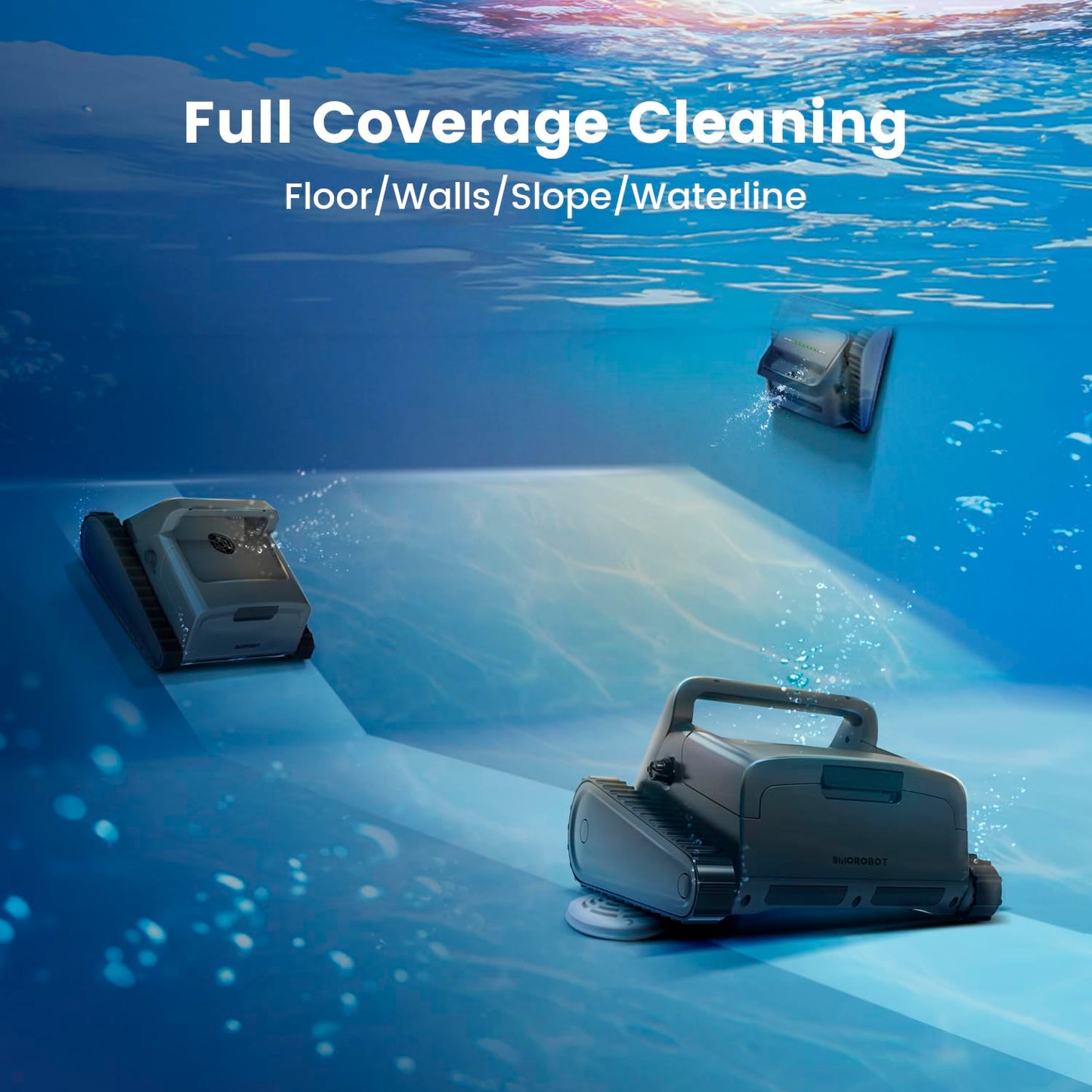 SMOROBOT Cordless Pool Robot Vacuum for Inground Pools up to 2500 Sq.ft – Weekly Timer, Dual Filtration,Ultra-Powerful Suction, Enhanced Wall-Climbing Brush & Smart Navigation for Deep Cleaning