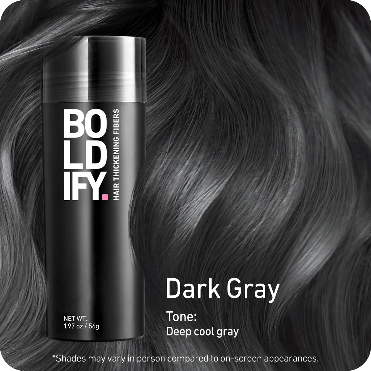 BOLDIFY Hair Fibers 12g | Thinning Hair Solution | Hazel Brown | For Men & Women