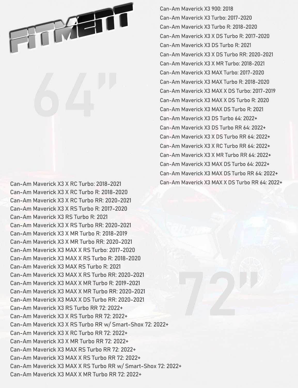 Chelhead X3 Led Fang Lights, RGB APP Remote Controlled, Turning Light Chasing Color Front Signature Light Assembly Compatible with Can Am Maverick X3 XDS XRS Max Turbo R