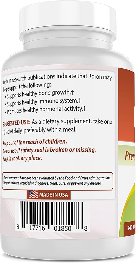 Boron 5 mg & Zinc Citrate 30 mg