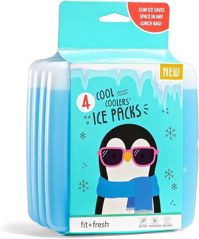 Cool Coolers by Fit & Fresh Slim Ice Packs