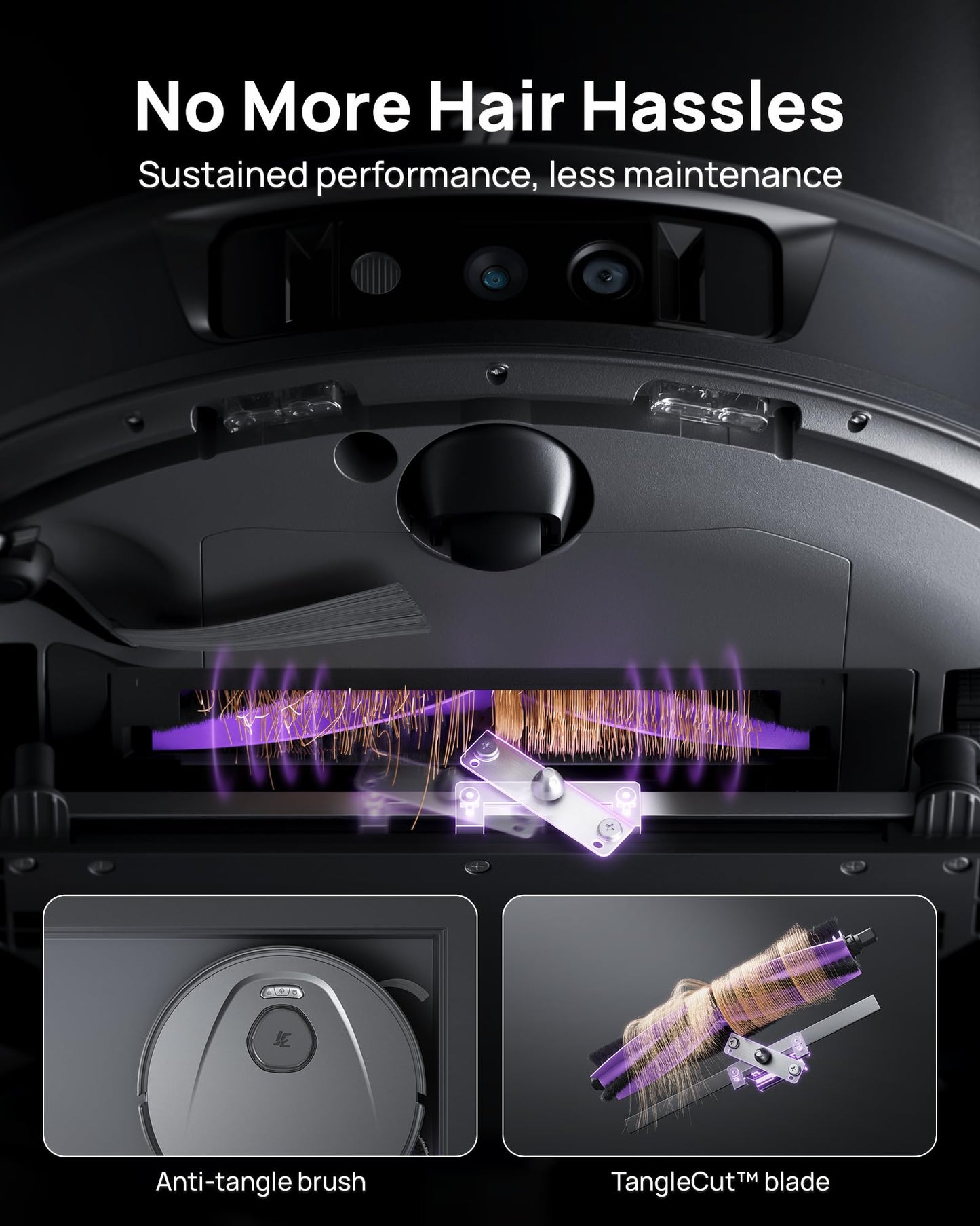 3i P10 Ultra Robot Vacuum and Mop Combo, Extendable Pad for Edge & Corner Mopping, 18000 Pa Suction Deep Cleaning, Auto Hot Water Washing & Drying, Self-Emptying, Self-Refilling, AI Obstacle Avoidance