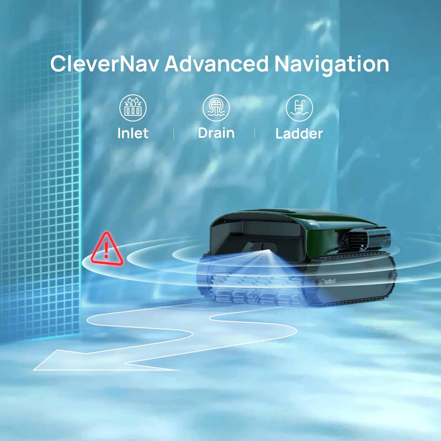 Beatbot AquaSense 2 Pro Cordless Robotic Pool Cleaner, Unmatched 5-in-1 Cleaning, Surface Parking, Pool Skimmer with APP Control, Water Clarification, for Pools up to 3,875 Sq.ft– Obsidian