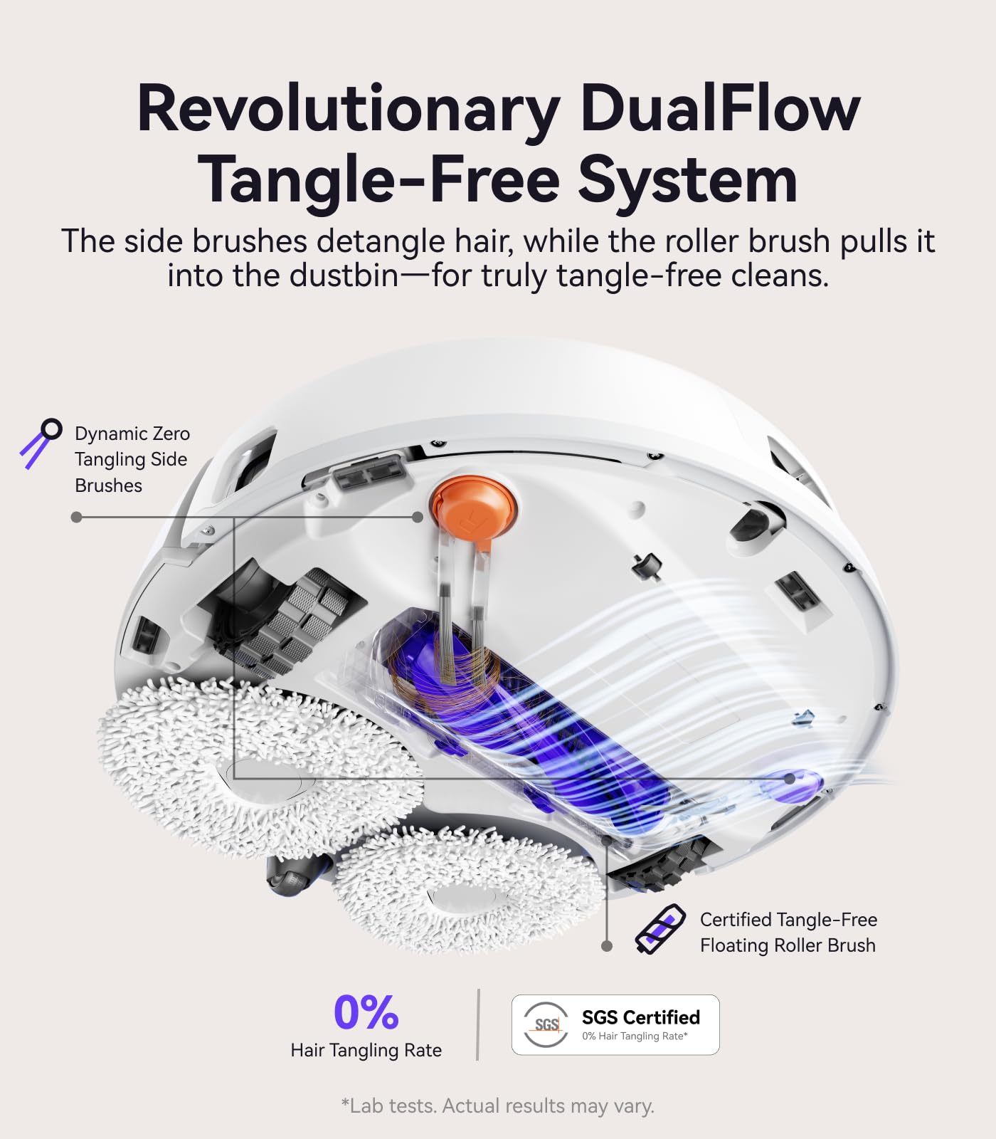 NARWAL Freo Pro Robot Vacuum and Mop Combo, Tangle Free Robot Mop, 8500Pa Powerful Suction, Self-Emptying, Auto Mop Washing, Auto Drying, Obstacle Avoidance, Ideal for Pet Hair and Hard Floor