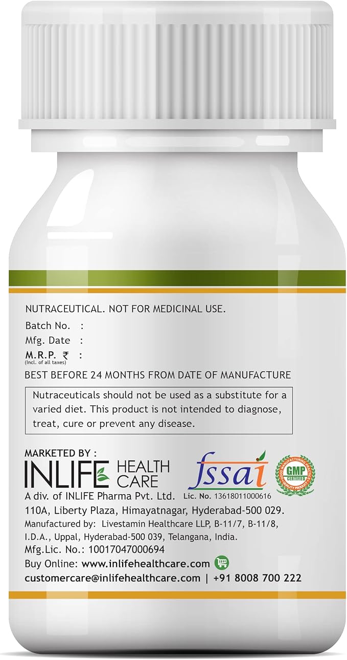 Ginkgo Biloba Extract Capsules 120mg | Herbal Supplement - 60 Vegetarian Capsules