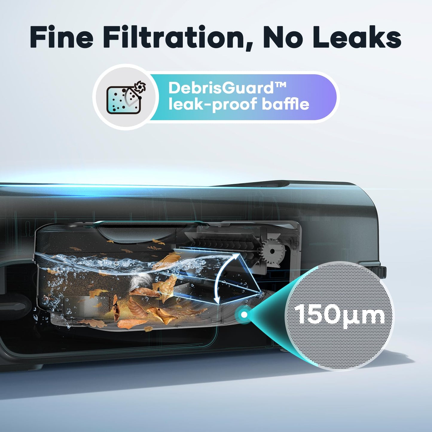 AIPER Surfer S2 Robotic Solar Pool Skimmer with APP Support, 24/7 Cleaning, Dual Charging Modes, Smart Obstacle Avoidance, Ideal for Most Swimming Pool Types