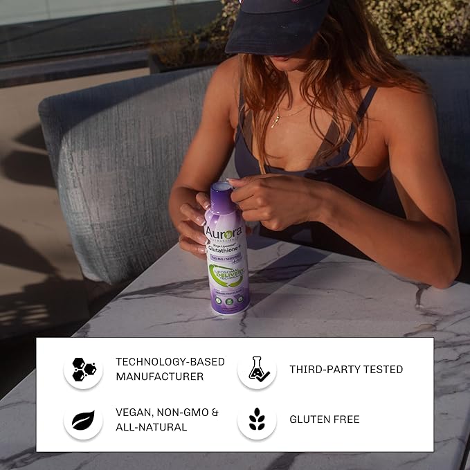 Aurora Nutrascience, Mega-Liposomal Liquid Glutathione + Vitamin C, Antioxidant, Immune System Support, 750 mg per Serving,16 fl oz (480 mL)