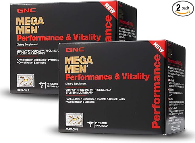 GNC Mega Men Performance Vitality - 30 Packs