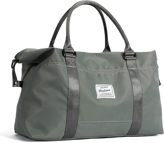 Travel Duffel Bag, Weekender Bags for Women, Overnight Gym Carry On Tote Bag with Wet Pocket, Hospital Mom Bag for Labor and Delivery - Green