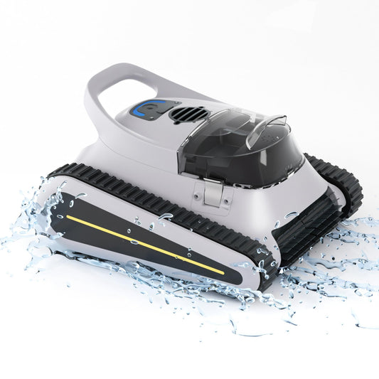 Pool Vacuum for Above Ground Pool for In Ground Pools, 2.5h Runtime, Cordless Robotic Pool Cleaner with 2024 Upgraded Motor, Wall Climbing, Intelligent Route Planning