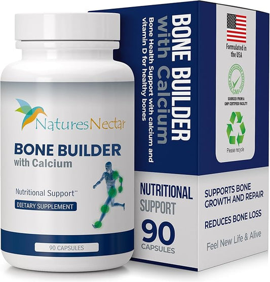 Bone Builder Joint Supplements for Women - Supports Bone Health, Strength & Growth - Organic Formula for Maximum Absorption & Enhanced Care - Feel New Life & Alive