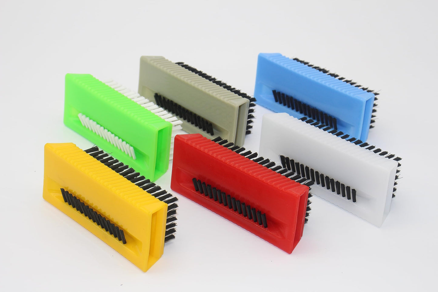 6 Pieces Hand Scrub Brushes for Cleaning Fingernail Nail Brush Soft for Men Non Disposable Scrub Brush Heavy Duty Plastic Cleaning Brushes for Hands Nail Cleaning (6 PCS)