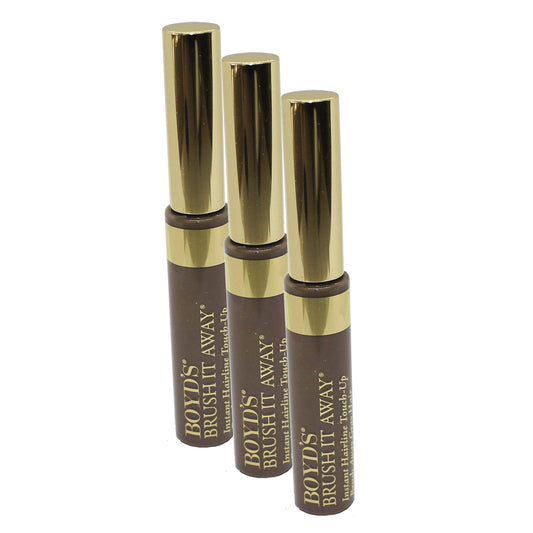 Boyd'S Brush It Away Grey Hair Mascara And Root Touch Up (Light Brown, 3-Pack)