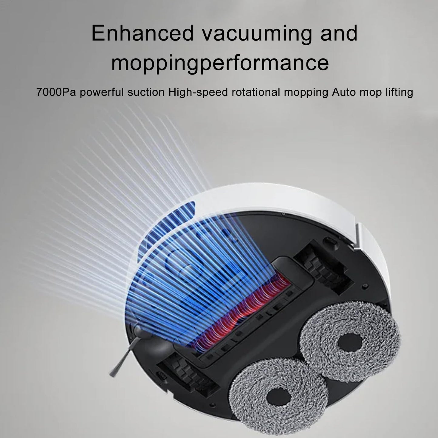 Xiaomi Robot Vacuum X20 Pro Robot Vacuum Cleaner with Wiping Function & All-in-One Station (7000Pa Suction Power; 160 Min Battery Life; Auto; Self-Cleaning, Emptying, Drying & Water Refill; App/Contr