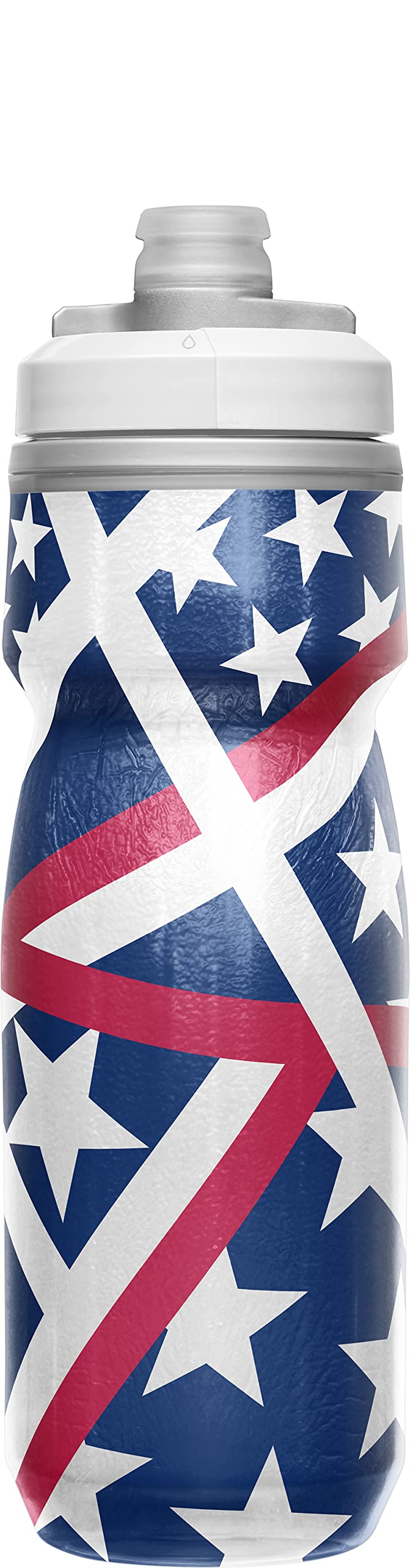 CamelBak Podium Chill Insulated Bike Water Bottle - Easy Squeeze Bottle - Fits Most Bike Cages - 21oz, U.S.A