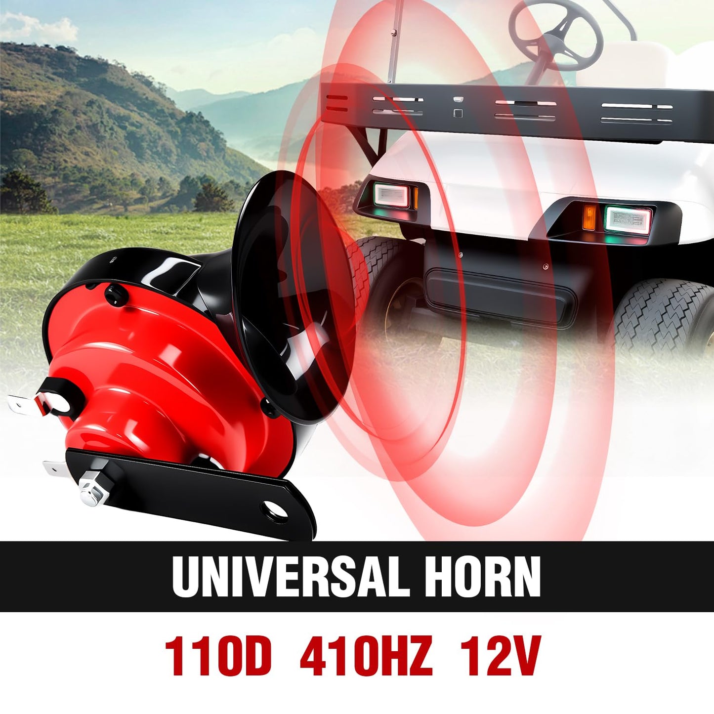 LED RGB Headlight Tail Light Kit for Club Car DS Golf Carts 1993-UP 12V Street Legal Light Kit with Turn Signal High Low Beam Wire Harness Compatible with Club Car DS for Gas and Electric