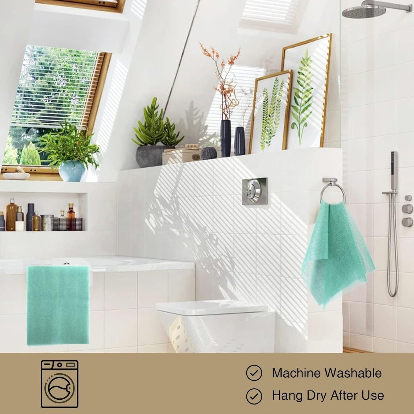 3-Piece African Exfoliating Net Bath Sponge Set | Skin Smoother | Daily Use