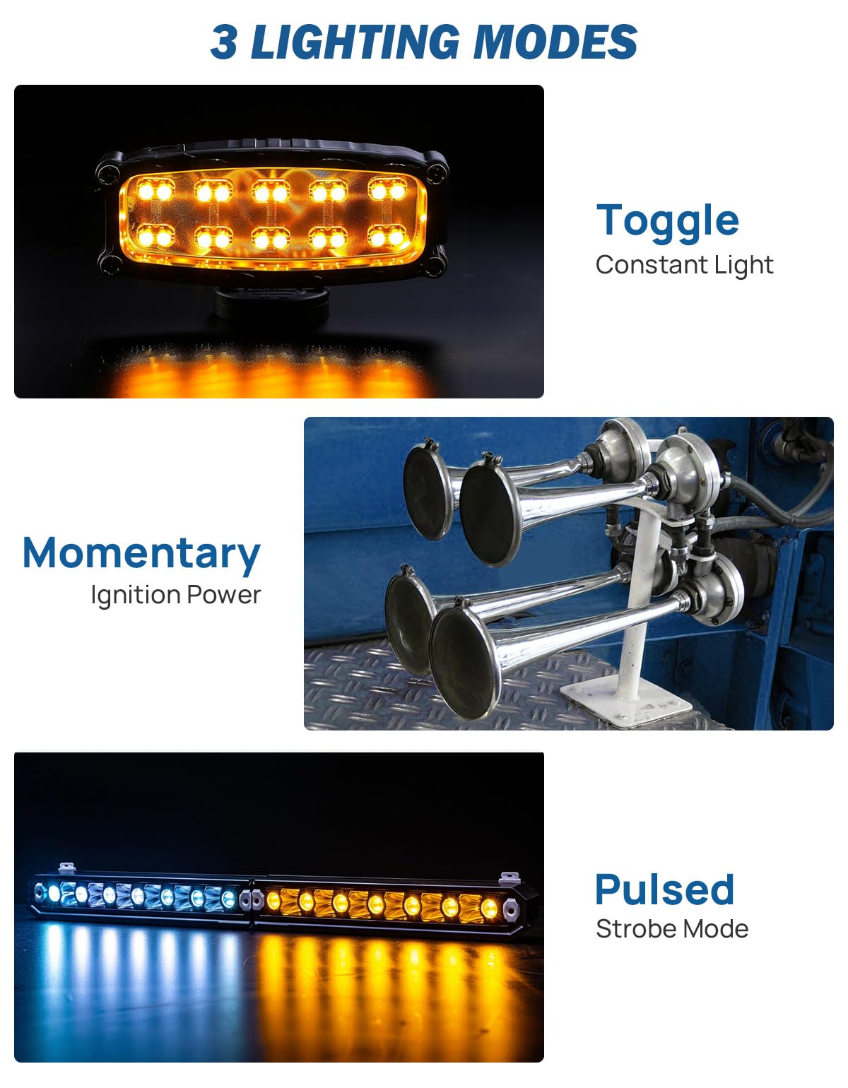 JOYTUTUS Wireless RGB 8 Gang Switch Panel 5-Level Brightness 8 Colors Universal Circuit Control Relay System Box with Toggle Momentary, Offroad Light Switch Panel Pod for Truck Boat UTV SUV Pickup