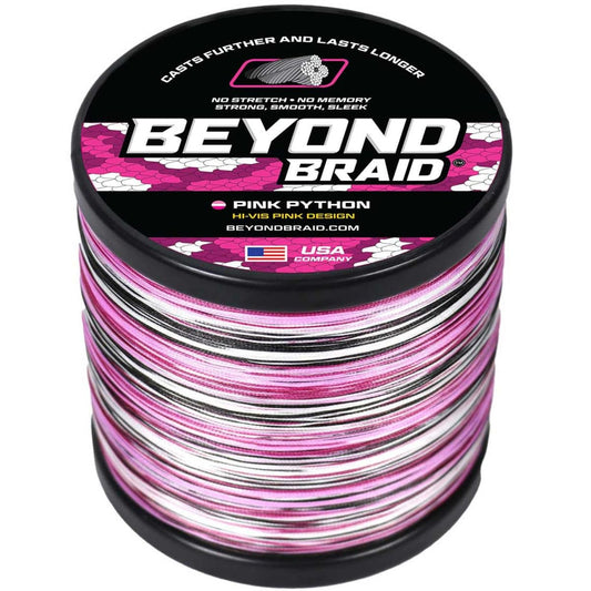 Beyond Braid Pink Python 300 Yards 10LB