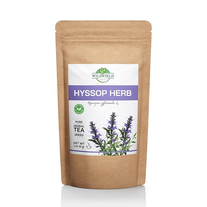 3 oz. Hyssop Dried Herb Hyssop Tea Herbal (Hyssópus Officinális) - 85 g Hyssops Hysopp Herb Hisopo