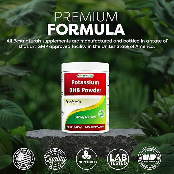 Best Naturals Potassium BHB Powder 1 Lb