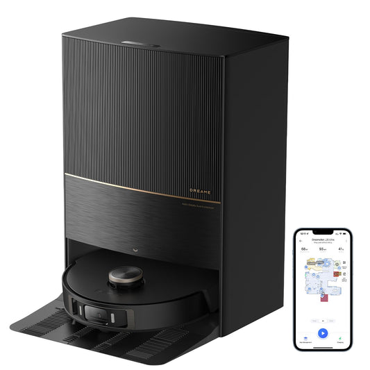 dreame L30 Ultra Robot Vacuum, 136°F Hot Water Mop-Self-Cleaning, Mops Self-Drying, Mop-Extend, Raising, Refilling, Auto-Empty, 7,300Pa Suction, AI Action and 3D Navigation