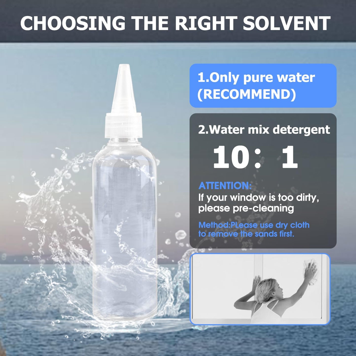 KUIKIBO S6 Window Cleaner Robot with Leather Belt Dual Water Spray 3500Pa Houshold Window Cleaning Robot with AI Path Planning Low Noise Glass Cleaning Robot for Frame/Frameless Glass