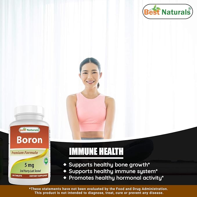 Boron 5 mg & Zinc Citrate 30 mg