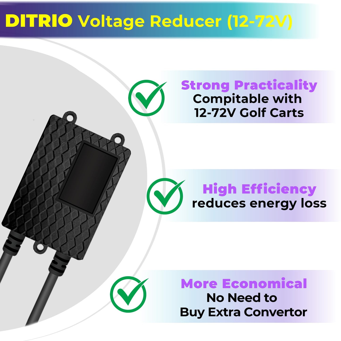 12pcs Golf Cart Lights with 12V-72V Voltage Reducer, RGB Led Underglow Light Kit with 2 Remotes and App Control, Waterproof, Sound Active, Battery Drain Protect Kill Switch Golf Cart Light