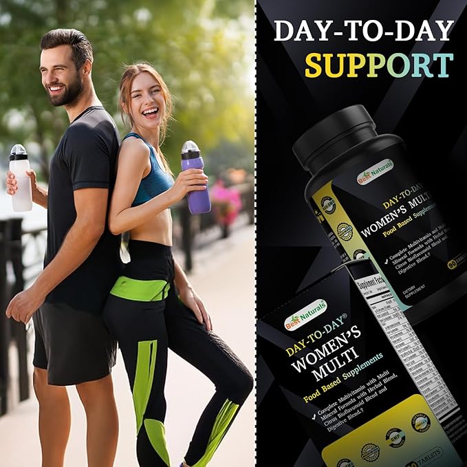Best Naturals Day-to-Day Women's Multivitamin and Multimineral Formula with Herbal Blend, Citrus Bioflavonoid Blend and Digestive Blend 90 Tablets