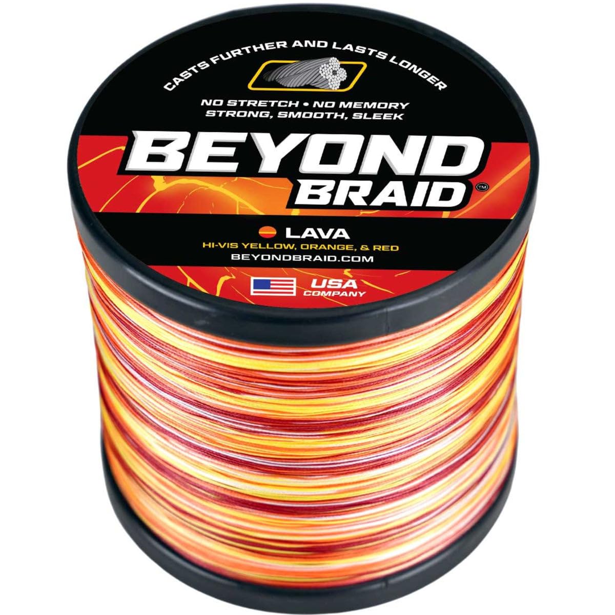 Beyond Braid Lava 300 Yard Spool 10lb