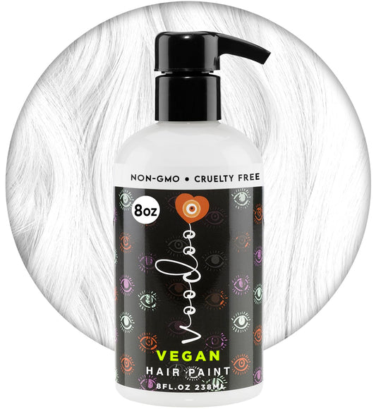 VOODOO Without Color (Clear) Hair Paint 8 oz | Vegan & Cruelty-Free Hair Dye | Ammonia, Sulfate & Paraben-Free | Intermixable Temporary Hair Color | Semi Permanent Hair Color (8 Oz)