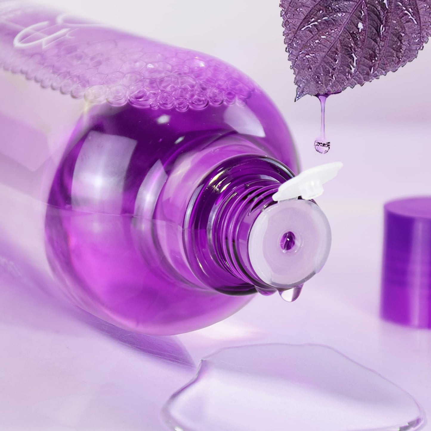 BLUE LOVE Perilla Makeup Remover Cleanser Water - Hydrating, Non-Greasy Facial Cleanser for All Skin Types, Effectively Removes Waterproof Makeup, 16.9 fl oz