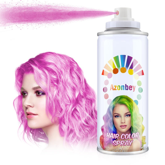 Azonbey Hair Wax,Temporary Hair Color Wax,Hair Color Spray,Hair Color Dye Pomades,Washable Hair Coloring Natural Hair Strong Style Gel Cream Hair Dye for Party,Hollowen,Cosplay. (Pink, 120ml)