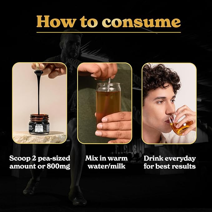 BetterAlt Himalayan Shilajit Gold + with Cordyceps | With KSM 66 Ashwagandha |85+ Trace Minerals, 75% Fulvic Acid, with Lab Test Report, 600mg |For Men & Women