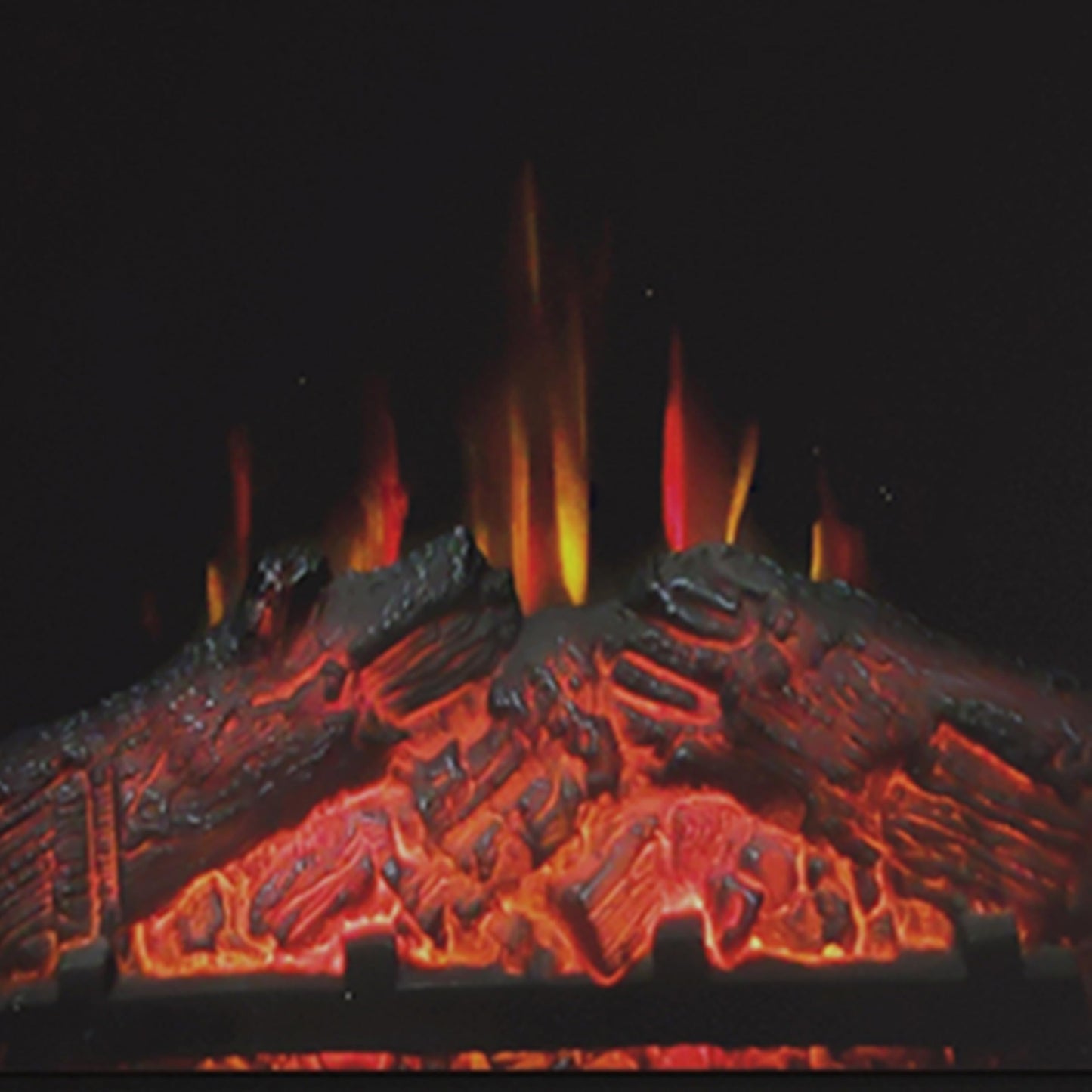 27 Inch Electric Fireplace TV Stand for 32" Screen - Fireplace Mantel TV Console Entertainment Center with Shelf - 1400W Electric Heater with Mantel Heats Rooms up to 400 SQ FT by Northwest (Black)