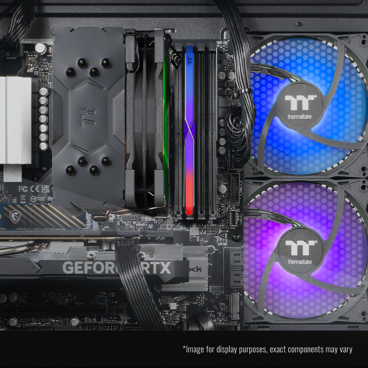 Thermaltake LCGS View i1460-170 Gaming Desktop (Intel Core™ i5-14400F, ToughRam 16GB DDR5 6000MT/s RGB Memory, NVIDIA GeForce® RTX 5060, 1TB NVMe M.2, WiFi, Windows 11) V17B-B760-560-LCS