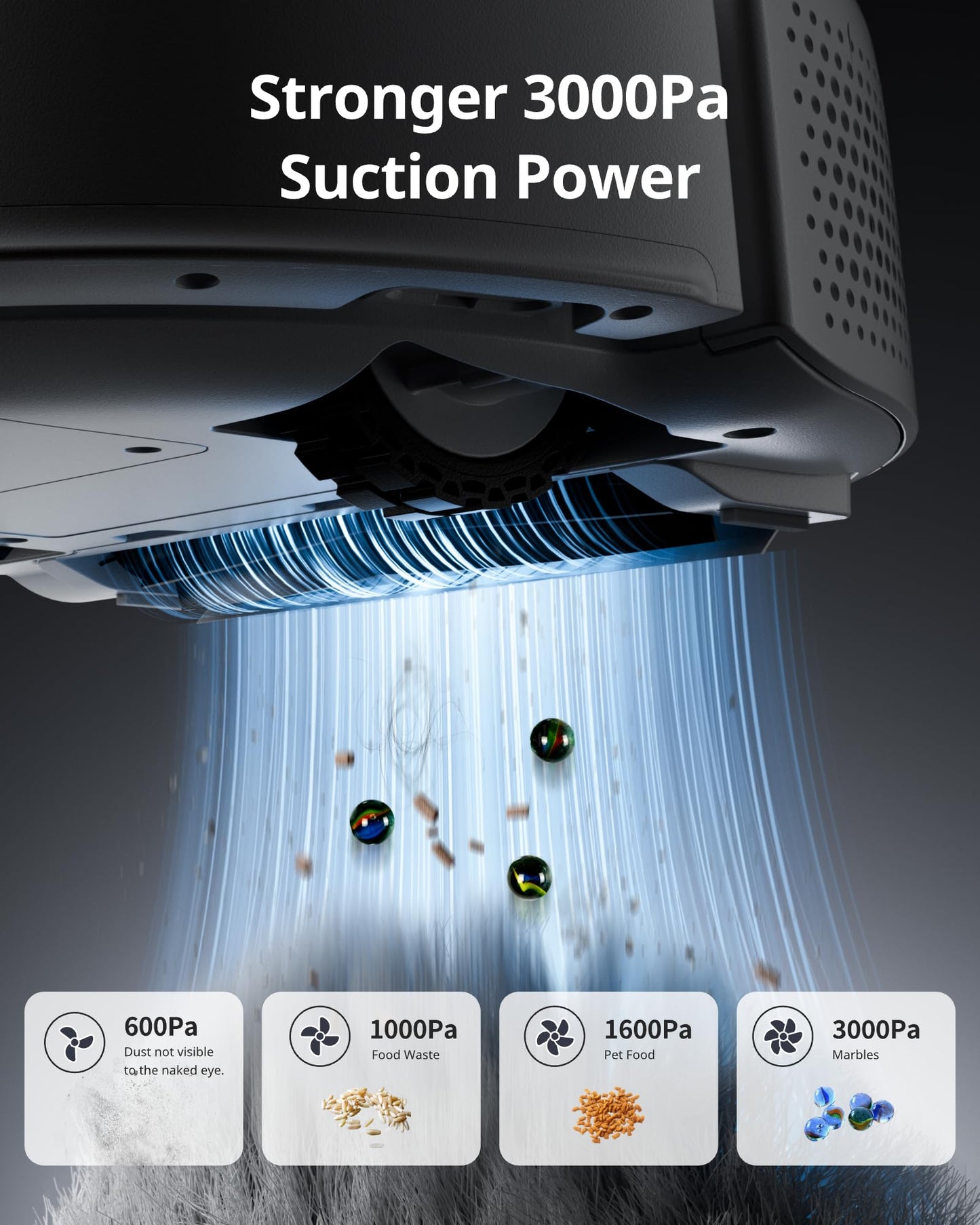 SwitchBot K10+ Pro Robot Vacuum Self Emptying for 90 Days Hands-Free, Super Quiet Mini Robotic Vacuum with Powerful Suction, Anti-Hair-Tangle, Works with Alexa/Siri/Matter(Hub 2 Required), 2.4Ghz WiFi